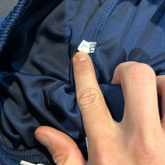 Soccer shorts, navy blue - Picture 1 of 2